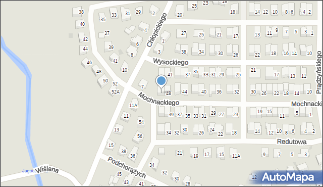 Karczew, Mochnackiego Maurycego, 50, mapa Karczew