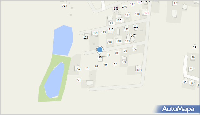 Karniowice, Modrzewiowa, 85, mapa Karniowice
