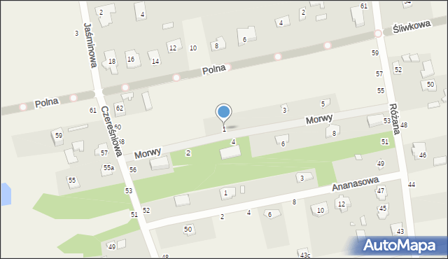 Kazimierów, Morwy, 1, mapa Kazimierów