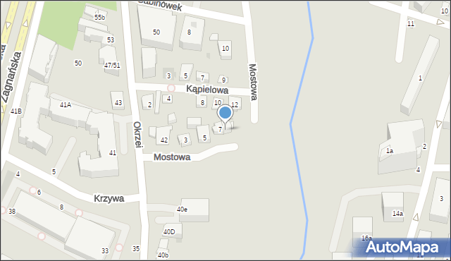 Kielce, Mostowa, 9, mapa Kielc