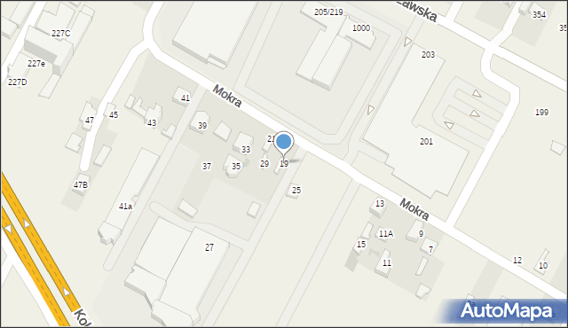 Kiełpin, Mokra, 19, mapa Kiełpin