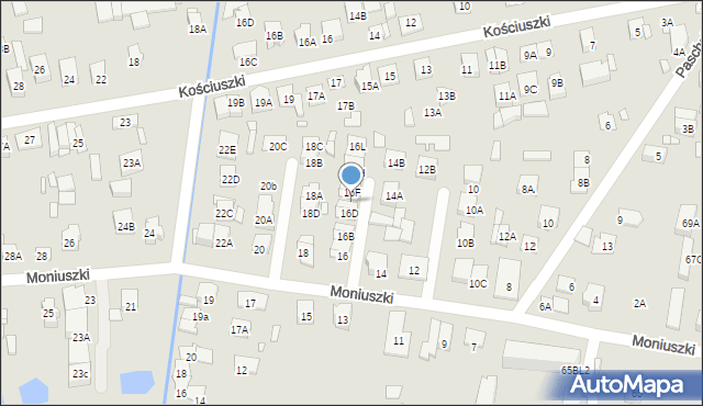 Kobyłka, Moniuszki Stanisława, 16E, mapa Kobyłka