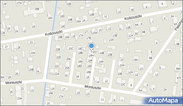 Kobyłka, Moniuszki Stanisława, 16J, mapa Kobyłka