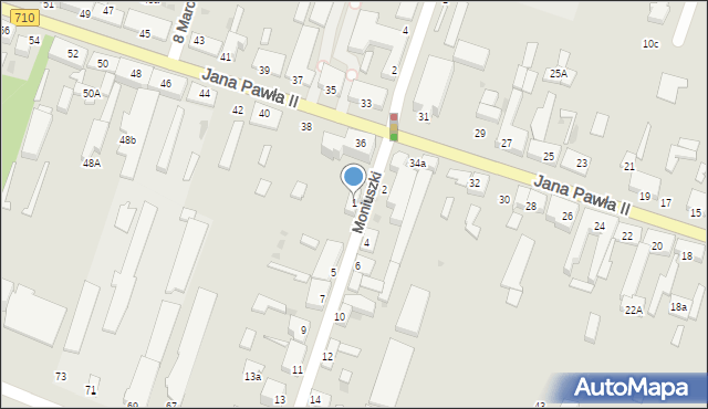 Konstantynów Łódzki, Moniuszki Stanisława, 1, mapa Konstantynów Łódzki