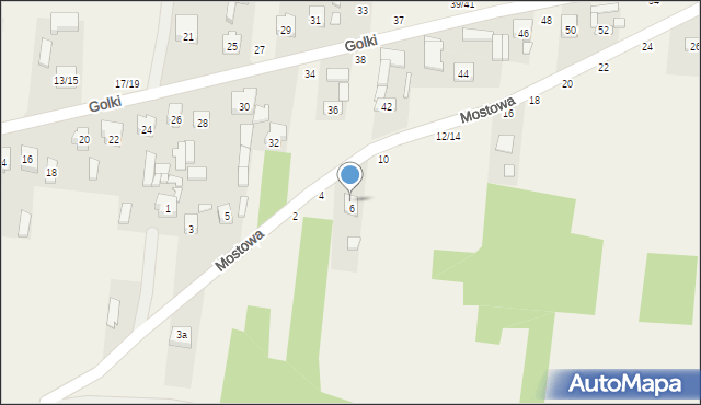 Lipce Reymontowskie, Mostowa, 6/8, mapa Lipce Reymontowskie