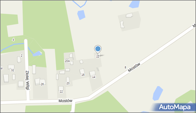 Lipowo, Mostów, 12, mapa Lipowo