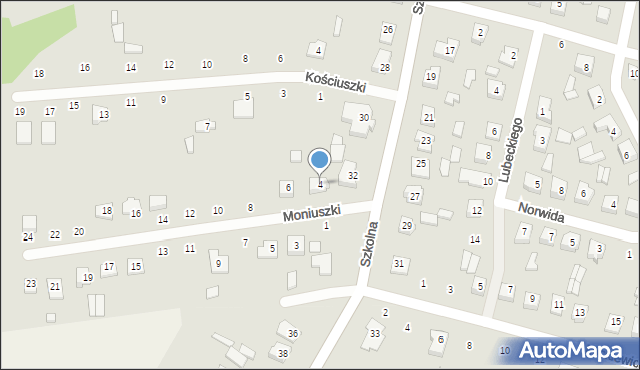 Lubycza Królewska, Moniuszki Stanisława, 4, mapa Lubycza Królewska