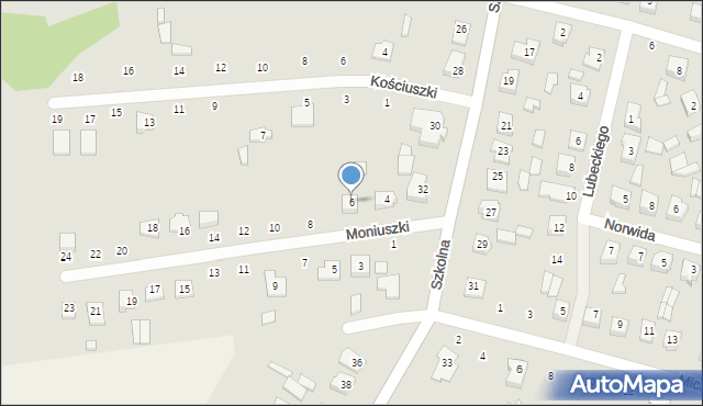 Lubycza Królewska, Moniuszki Stanisława, 6, mapa Lubycza Królewska