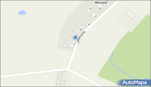 Mirakowo, Morczyny, 71, mapa Mirakowo