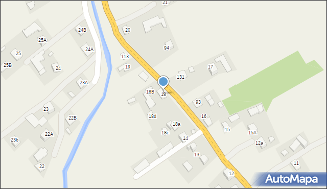 Mochnaczka Niżna, Mochnaczka Niżna, 18, mapa Mochnaczka Niżna