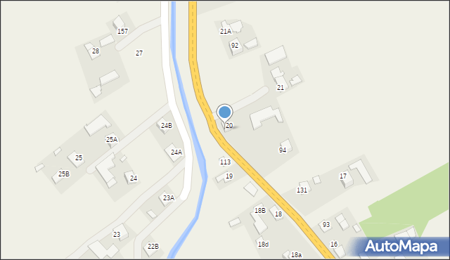 Mochnaczka Niżna, Mochnaczka Niżna, 21A, mapa Mochnaczka Niżna