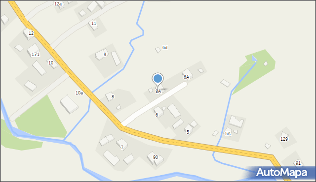 Mochnaczka Niżna, Mochnaczka Niżna, 8A, mapa Mochnaczka Niżna