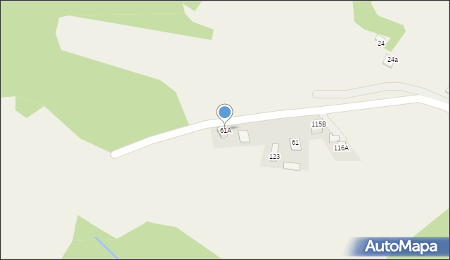 Mochnaczka Wyżna, Mochnaczka Wyżna, 61A, mapa Mochnaczka Wyżna