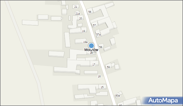 Mochów, Mochów, 18, mapa Mochów