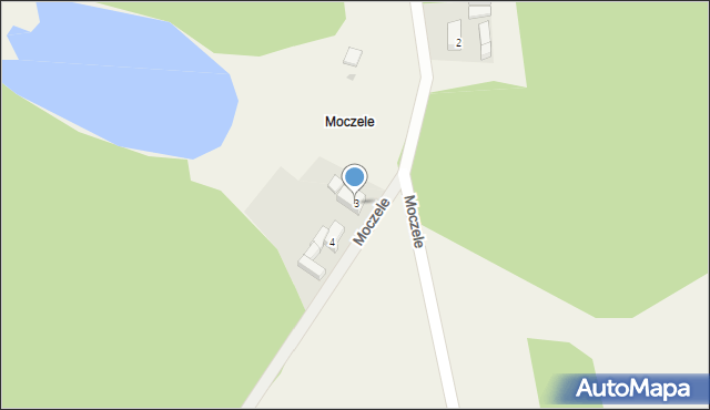 Moczele, Moczele, 3, mapa Moczele