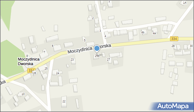 Moczydlnica Dworska, Moczydlnica Dworska, 25b, mapa Moczydlnica Dworska