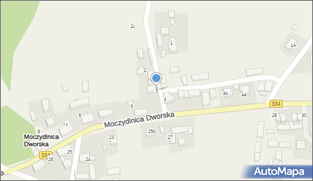 Moczydlnica Dworska, Moczydlnica Dworska, 3, mapa Moczydlnica Dworska