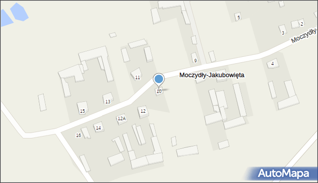 Moczydły-Jakubowięta, Moczydły-Jakubowięta, 10, mapa Moczydły-Jakubowięta