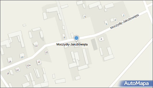 Moczydły-Jakubowięta, Moczydły-Jakubowięta, 6, mapa Moczydły-Jakubowięta