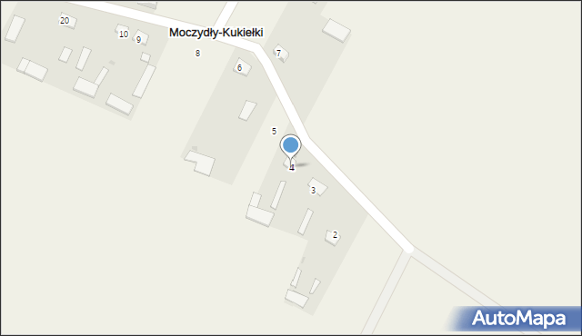 Moczydły-Kukiełki, Moczydły-Kukiełki, 4, mapa Moczydły-Kukiełki