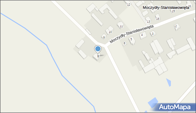 Moczydły-Stanisławowięta, Moczydły-Stanisławowięta, 8, mapa Moczydły-Stanisławowięta