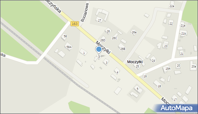 Moczyłki, Moczyłki, 2, mapa Moczyłki