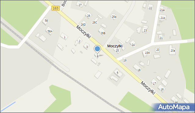 Moczyłki, Moczyłki, 4, mapa Moczyłki