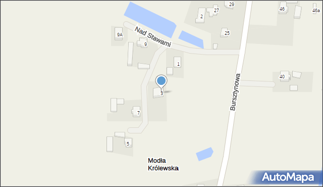 Modła Królewska, Modła-Kolonia, 23a, mapa Modła Królewska