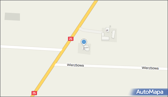 Modła Królewska, Modła-Kolonia, 24a, mapa Modła Królewska