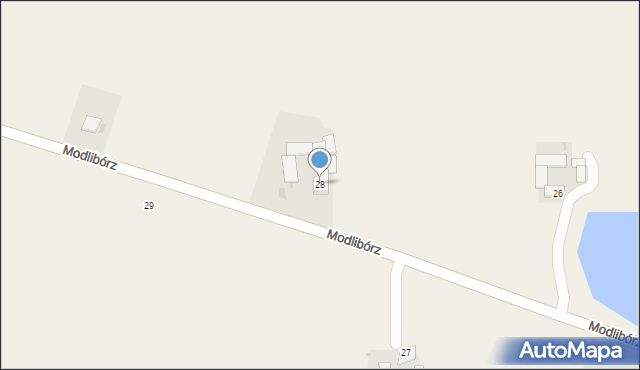 Modlibórz, Modlibórz, 28, mapa Modlibórz