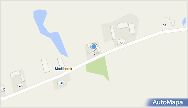 Modlibórz, Modlibórz, 49, mapa Modlibórz