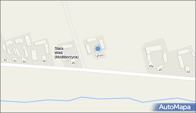 Modliborzyce, Modliborzyce, 47, mapa Modliborzyce