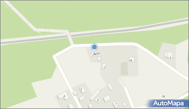 Modlinek, Modlinek, 2b, mapa Modlinek