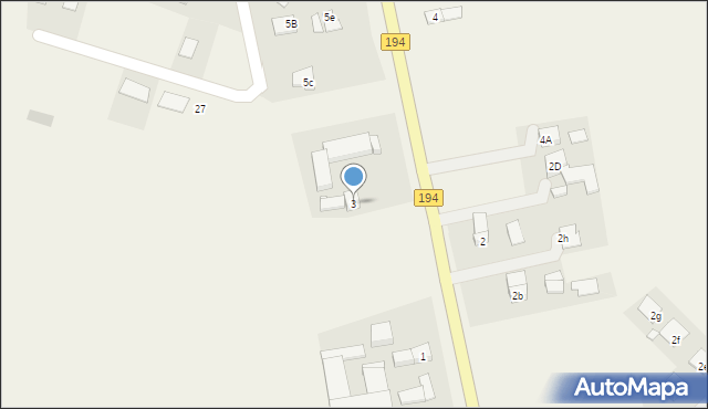 Modliszewo, Modliszewo, 3, mapa Modliszewo