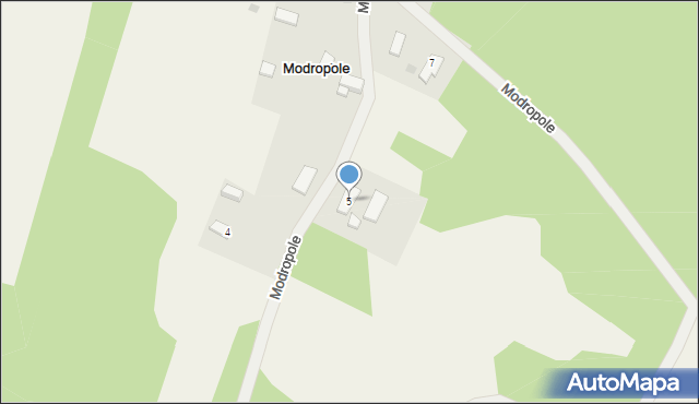 Modropole, Modropole, 5, mapa Modropole