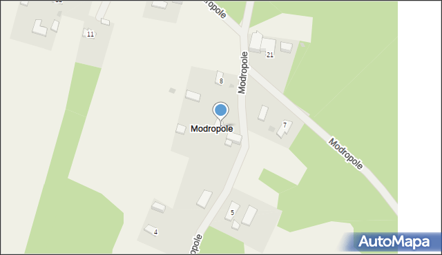 Modropole, Modropole, 6, mapa Modropole