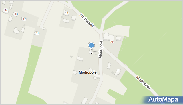 Modropole, Modropole, 8, mapa Modropole