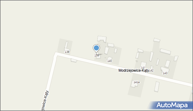 Modrzejowice, Modrzejowice, 139, mapa Modrzejowice