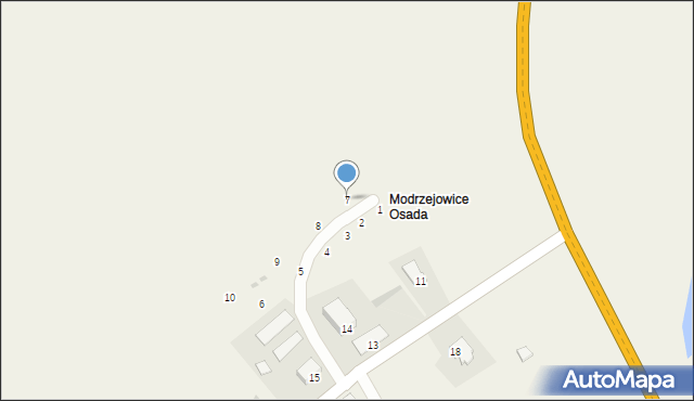 Modrzejowice, Modrzejowice, 7, mapa Modrzejowice