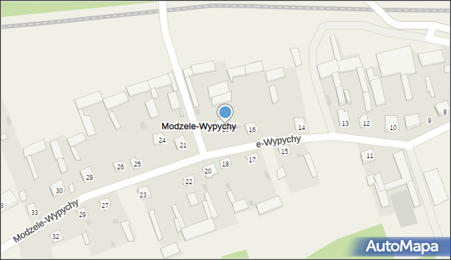 Modzele-Wypychy, Modzele-Wypychy, 19, mapa Modzele-Wypychy