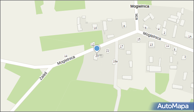 Mogielnica, Mogielnica, 23, mapa Mogielnica