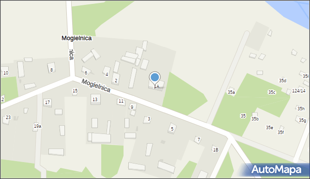 Mogielnica, Mogielnica, 2a, mapa Mogielnica