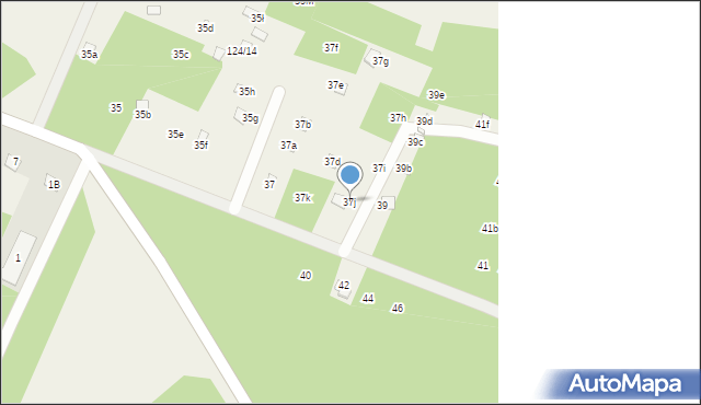 Mogielnica, Mogielnica, 37j, mapa Mogielnica