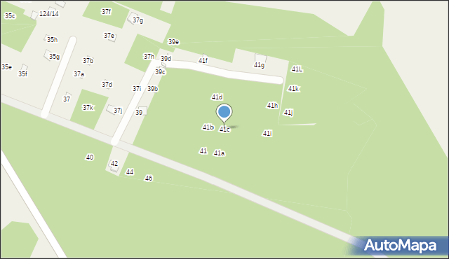 Mogielnica, Mogielnica, 41c, mapa Mogielnica