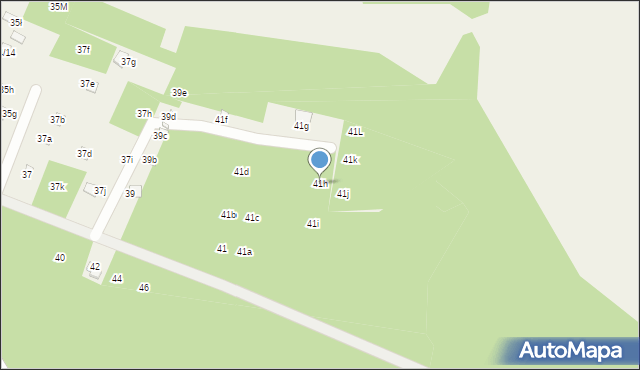 Mogielnica, Mogielnica, 41h, mapa Mogielnica