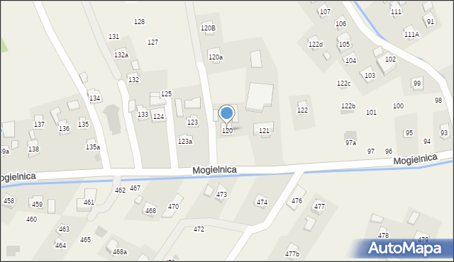 Mogielnica, Mogielnica, 120, mapa Mogielnica