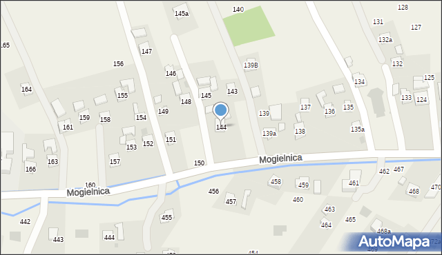 Mogielnica, Mogielnica, 144, mapa Mogielnica