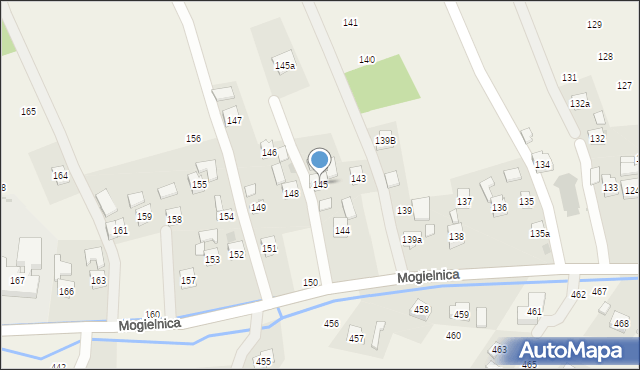 Mogielnica, Mogielnica, 145, mapa Mogielnica