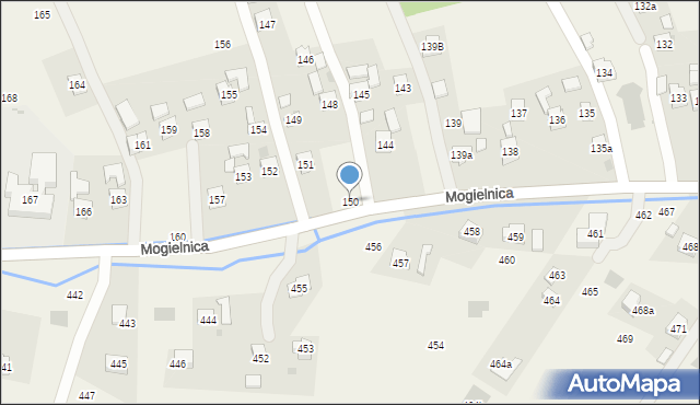 Mogielnica, Mogielnica, 150, mapa Mogielnica