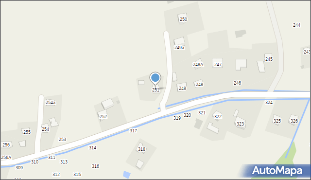 Mogielnica, Mogielnica, 251, mapa Mogielnica